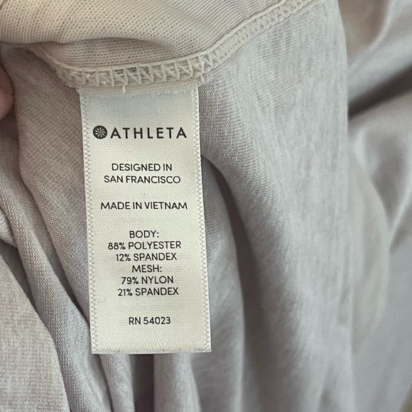 Athleta Baby pink  Long Sleeve Top - Picture 5 of 6